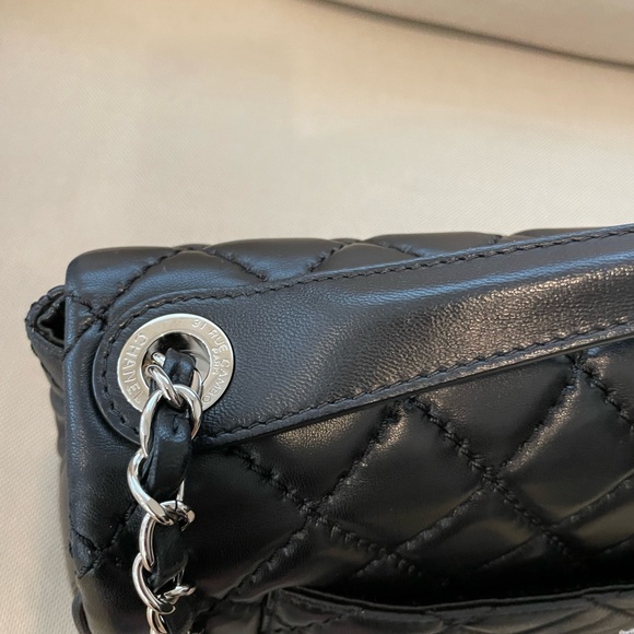 Chanel Easy Carry Flap 2015 Black Lambskin Silver HW almost new condition *Trade - Picture 11 of 17